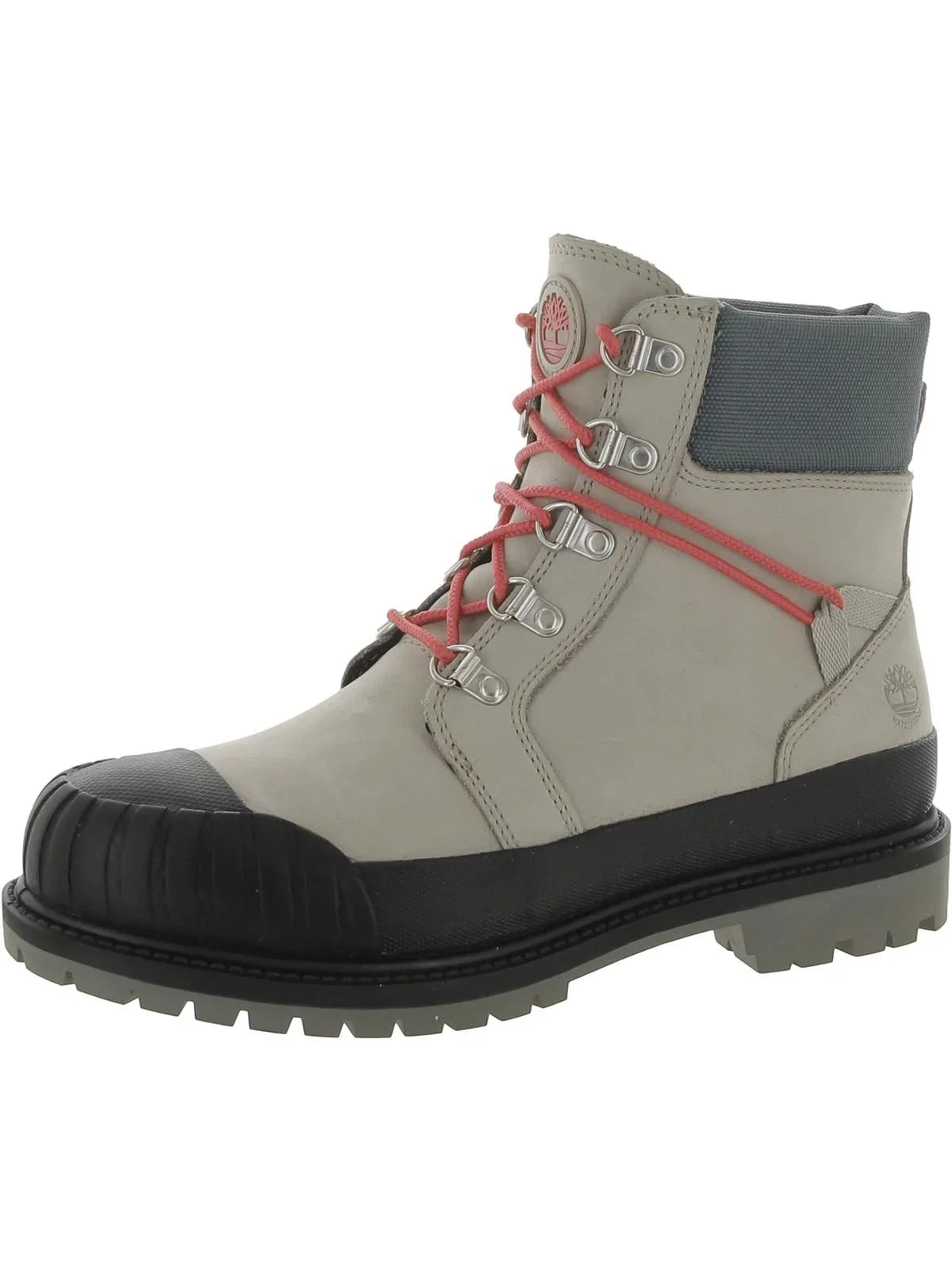 Timberland Womens Heritage 6" Leather Round Toe Combat & Lace-up Boots