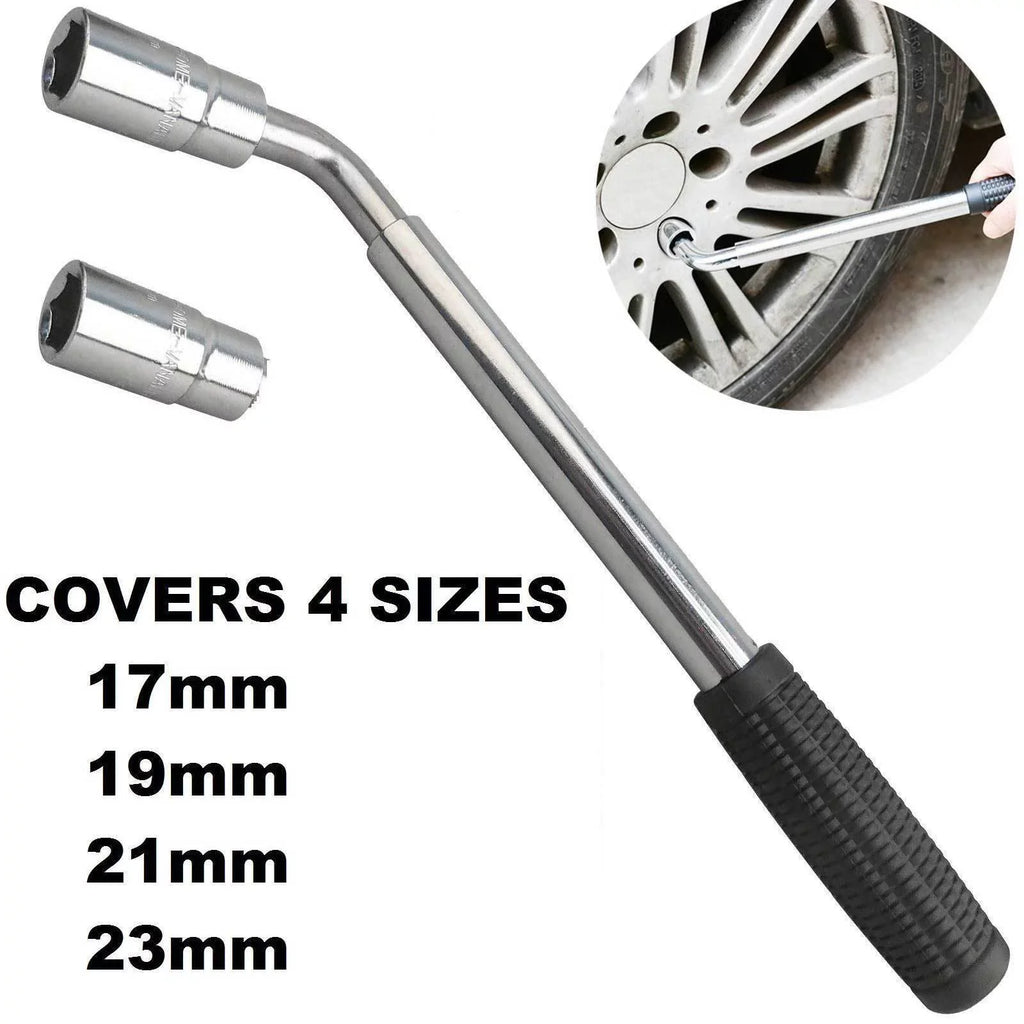 Dayplus Heavy Duty 2 Ton Scissor Jack + Extendable Wheel Wrench Car Van Repair Tool Kit