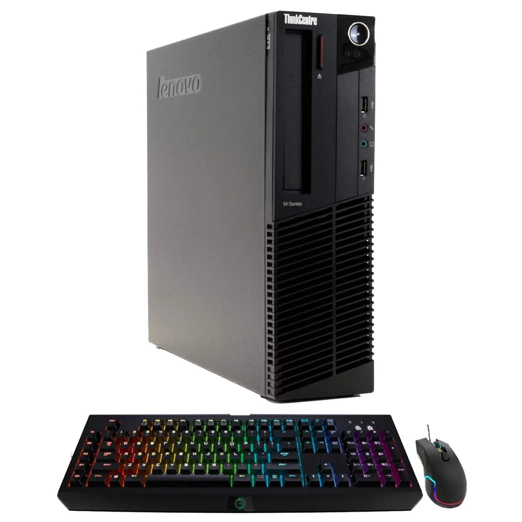 Lenovo M92P Desktop Computer  - Intel Quad-Core i5, 500GB , 16GB DDR3 , Windows 11 Pro, , ,  Keyboard and Mouse (Used - Like New)