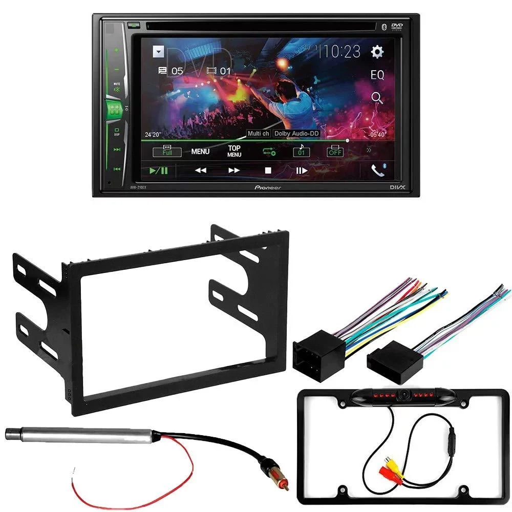 KIT4977 Bundle for Volkswagen Jetta 1999-2002 W/ Pioneer Double  Car Stereo with Bluetooth/Backup Camera/Installation Kit/in-Dash / / 6.2"  Touchscreen Digital Media Receiver