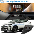 Car Electronic  Head Up Display Speedometer Projector For Toyota  C- 2018-2021 Safe Driving Screen Airborne computer left hand drive