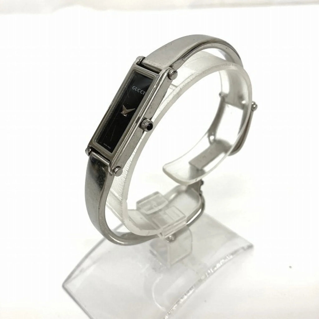 Pre-Owned  1500L Black Quartz Watch Ladies (Good)