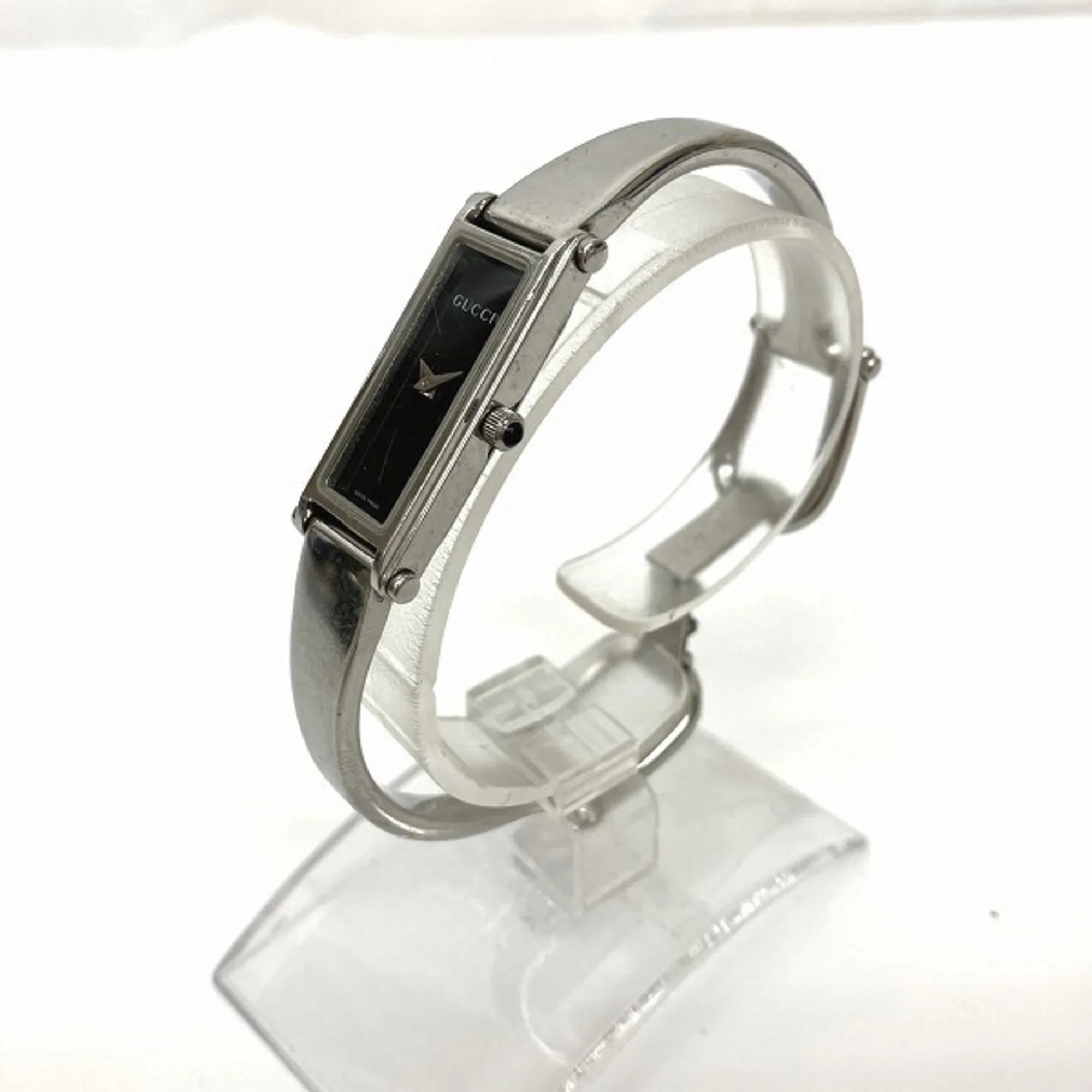 Pre-Owned  1500L Black Quartz Watch Ladies (Good)