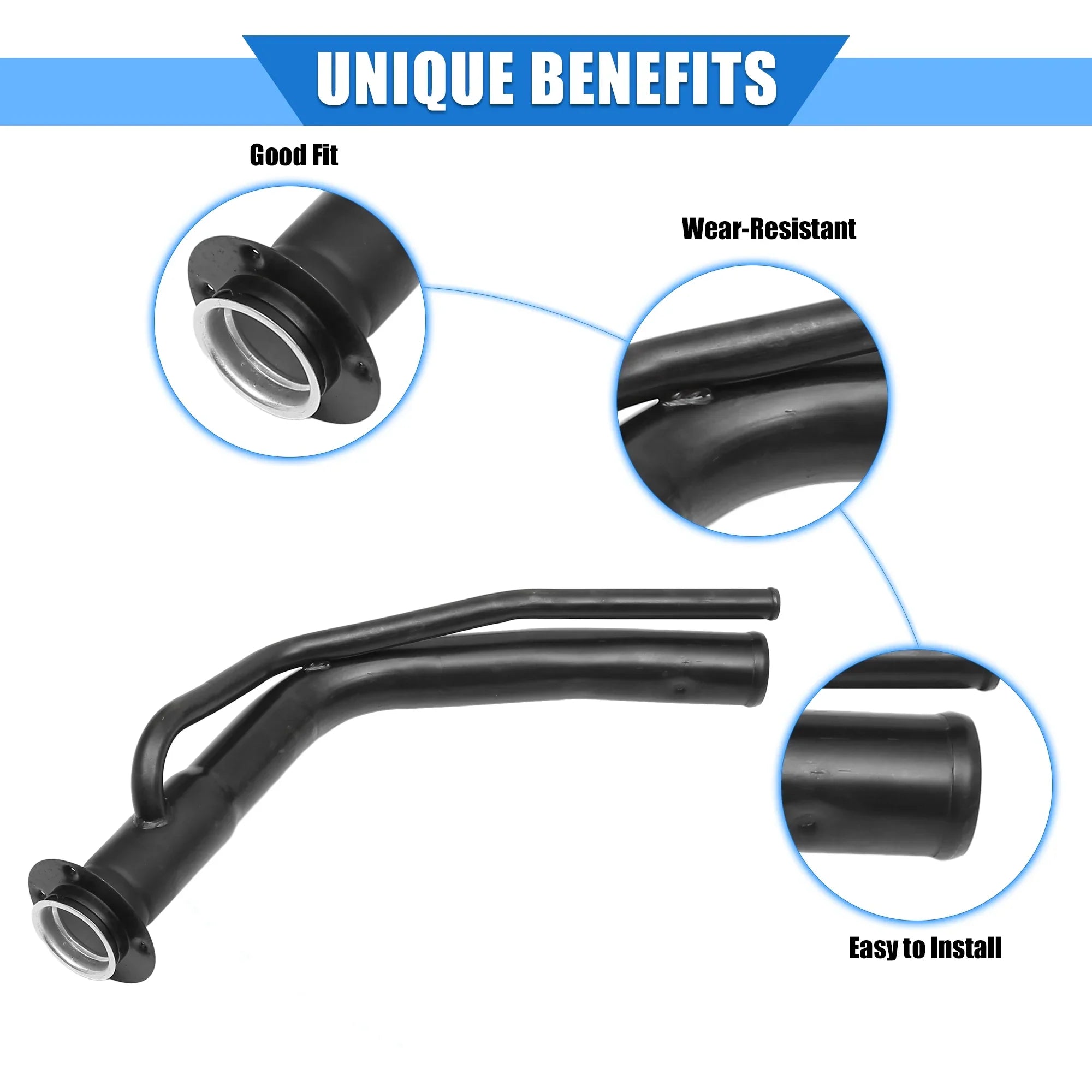 Fuel Tank Filler Neck Compatible for Ford for Ranger 1993-1997 Rear Fuel Tank Filler Neck Hose