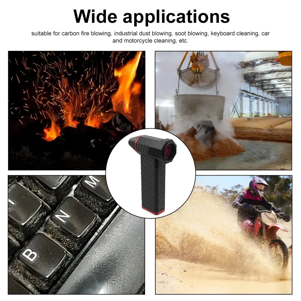 moobody Jet Fan with Brushless Motor, High 110,000RPM Turbofan, 200A  Tube , Excellent for Keyboard Cleaning and More!