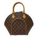 Pre-Owned Louis Vuitton M51126 Women's Handbag Blue,Brown,Monogram (Fair)