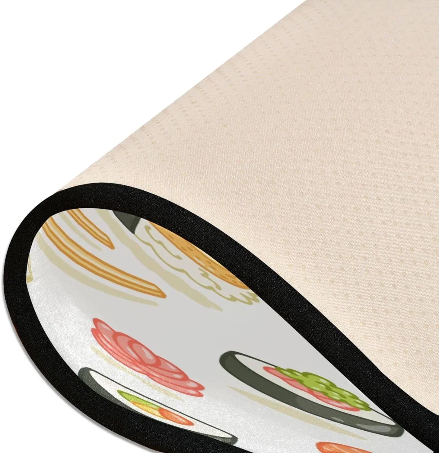 Japanese Sushi Runner Rug - 24"x72" Ultra Soft Non-Slip Floor Mat Washable Area Rugs for Kitchen Bathroom Entry Home Decor Gifts
