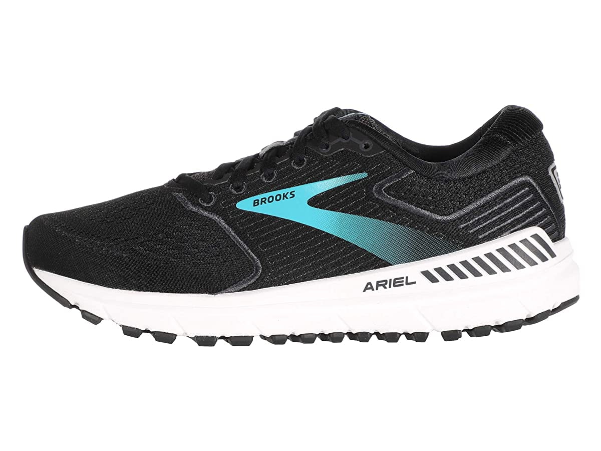 Brooks Women's Ariel '20 Running Shoe 8.5 Black/Ebony/Blue