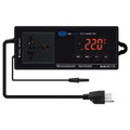 Lepmerk Digital Temperature Controller Thermostat Outlet Reptile Thermostat Controlled with Heating & Cooling Mode for Chest Freezer Home Brewing Green House Incubation Reptiles -40℃~110℃ Plug
