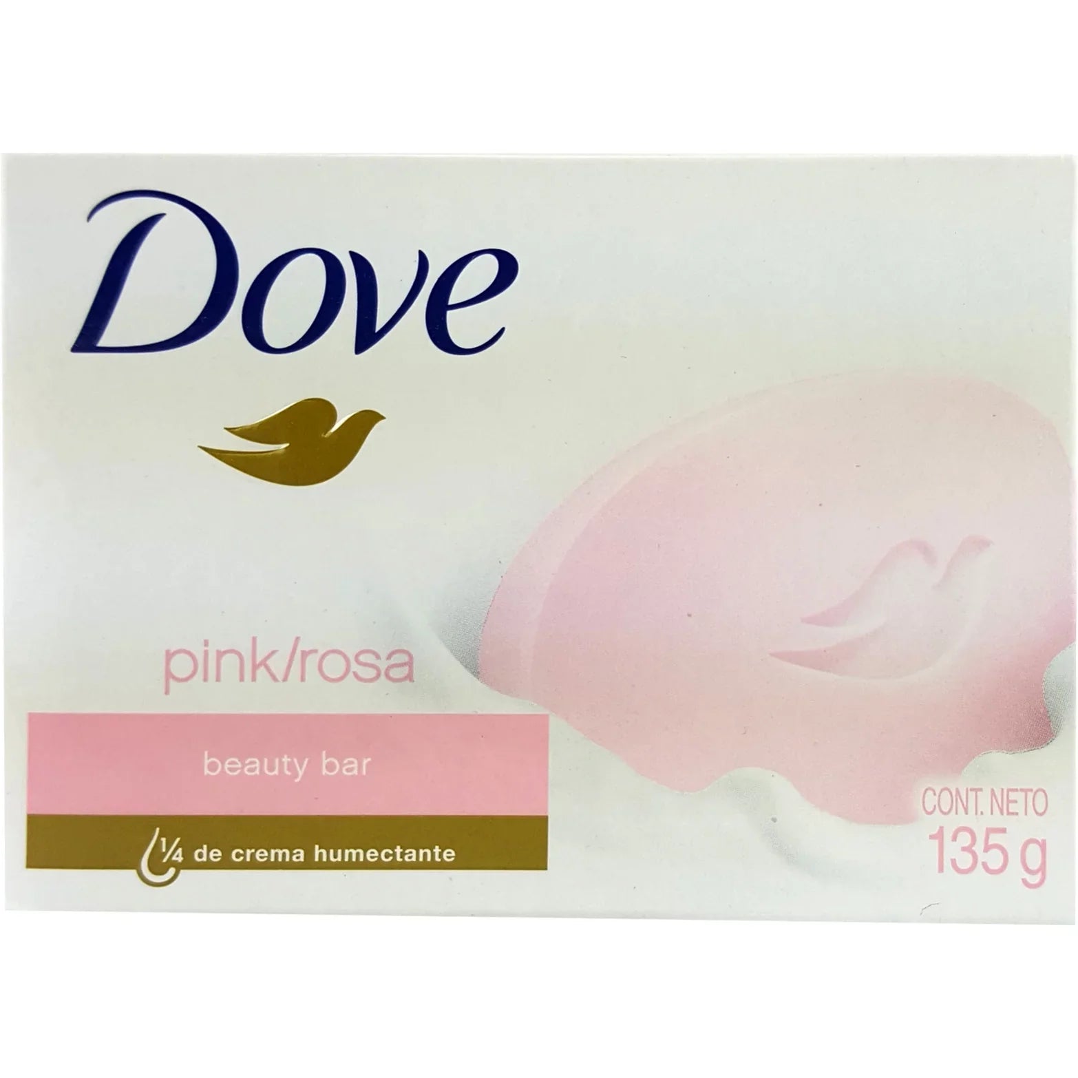 Dove Beauty Cream Bar Pink, 1/4 Moisturizing Cream, 4.75 oz Pack Of 6