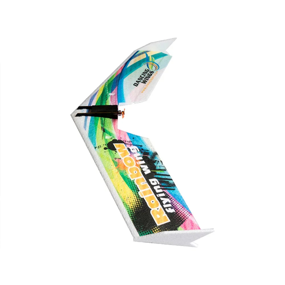 Dancing Hobby E0511 Rainbow Flying Wing V2  Airplane 800mm Wingspan Delta Wing Tail-pusher Aircraft