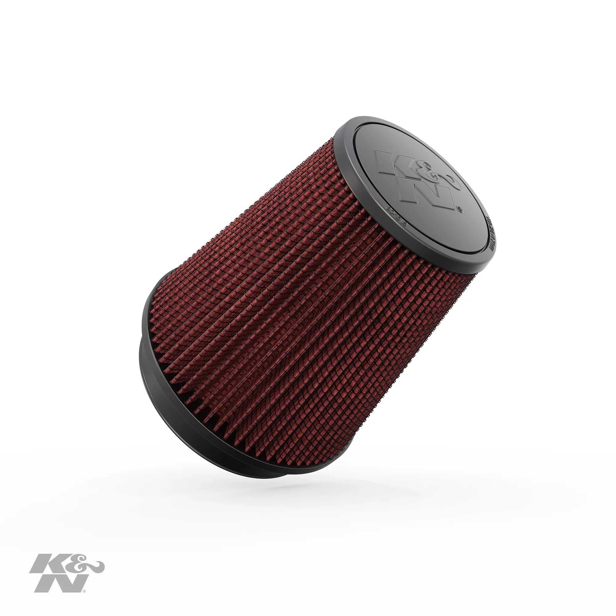 K&N Universal Clamp-On Engine Air Filter: Washable and Reusable: Round Tapered; 5 in (127 mm) Flange ; 7 in (178 mm) Height; 6.5 in (165 mm) Base; 4.375 in (111 mm) Top , -2800