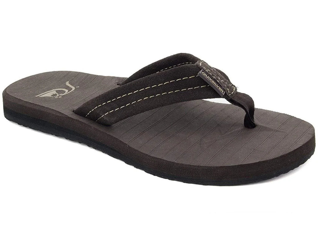 Quiksilver Men's Carver Suede 3-Point Flip-Flop
