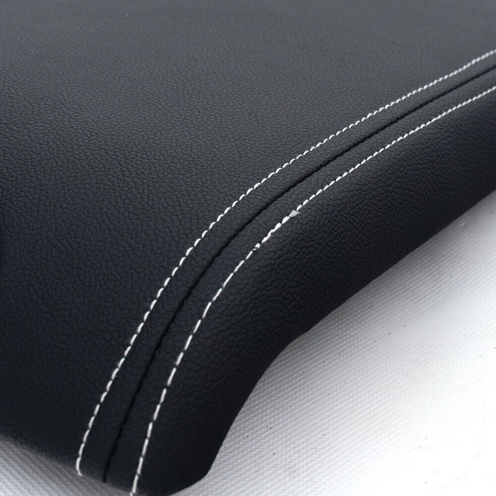 Teledu Center Console Arm Rest Lid Cover Fit For F150 2009-2014 Ford F-150 Black New