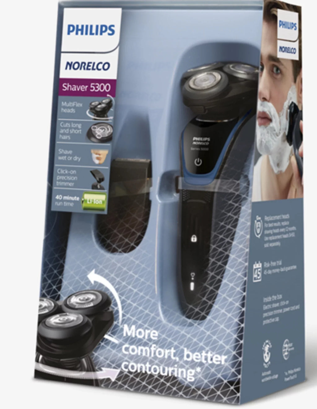 Philips Norelco 5300 Rechargeable Wet/Dry Electric Shaver S5203/81