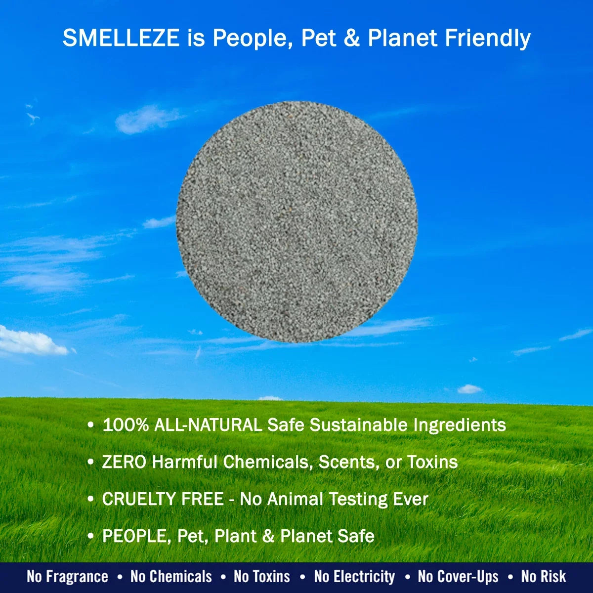 Eco Cat Litter Odor Removal Additive: 50 lb. Granules Get Poop & Pee Stench Out Safely