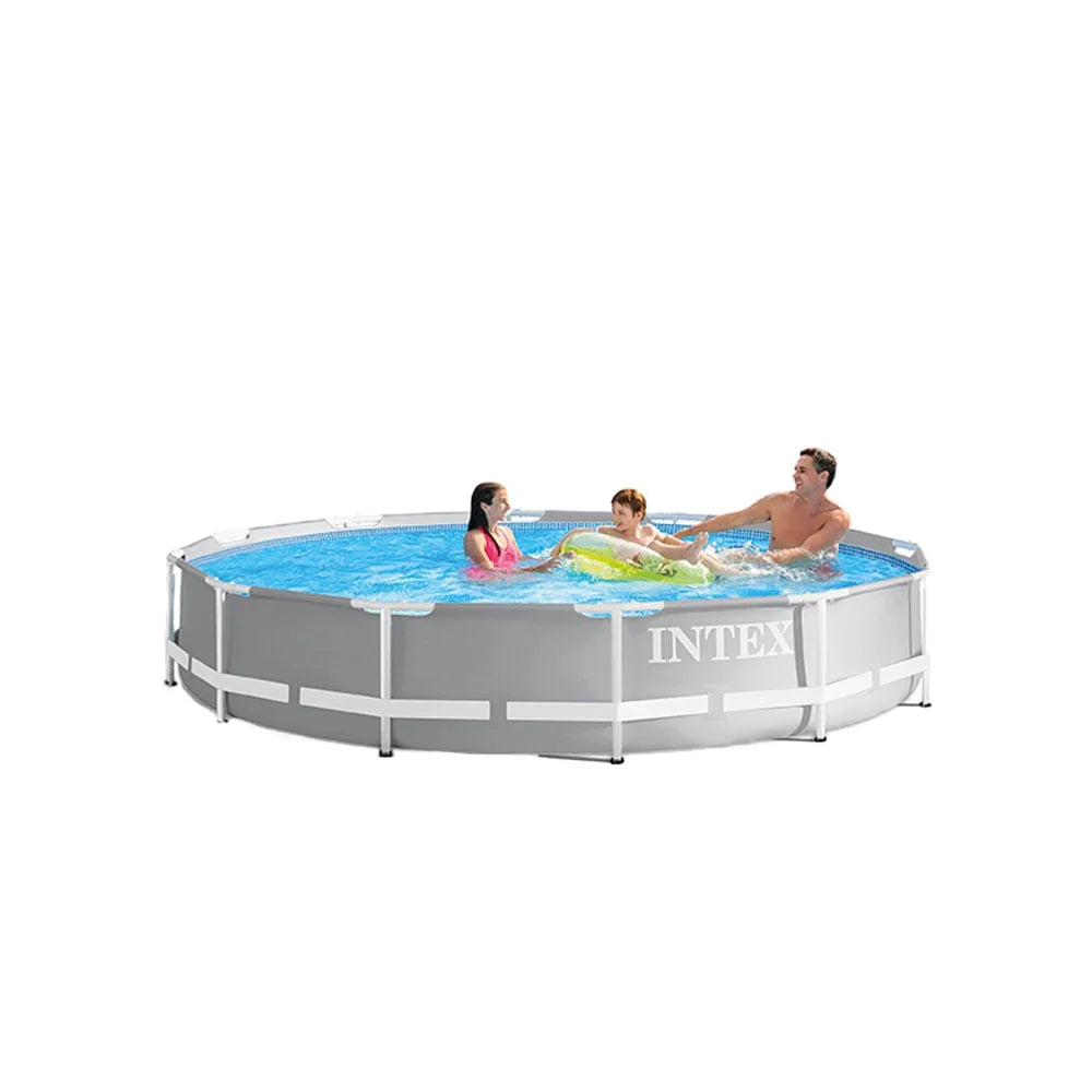 Intex 12 Foot x 30 Inches Pool with Intex 530  Pool Cartridge Filter Pump