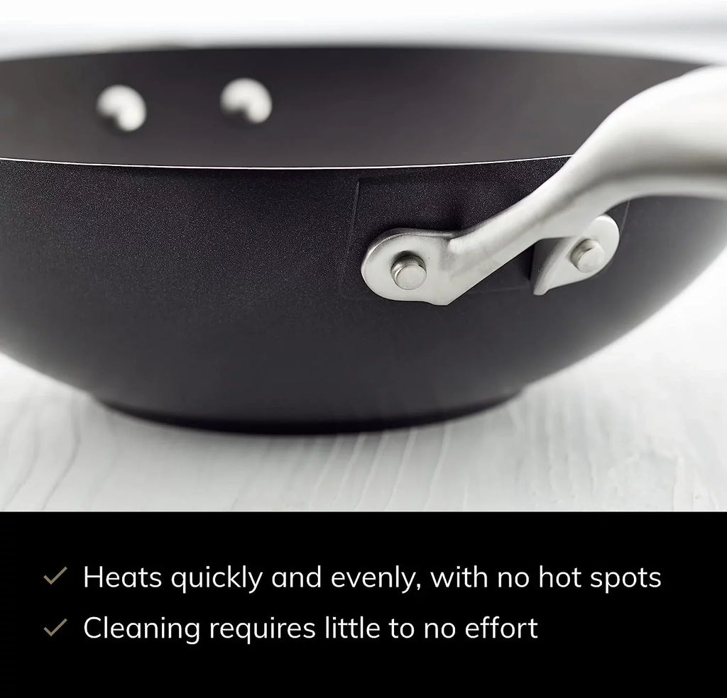 ScanPan   Black Cast Aluminum 12.5 Inch Wok