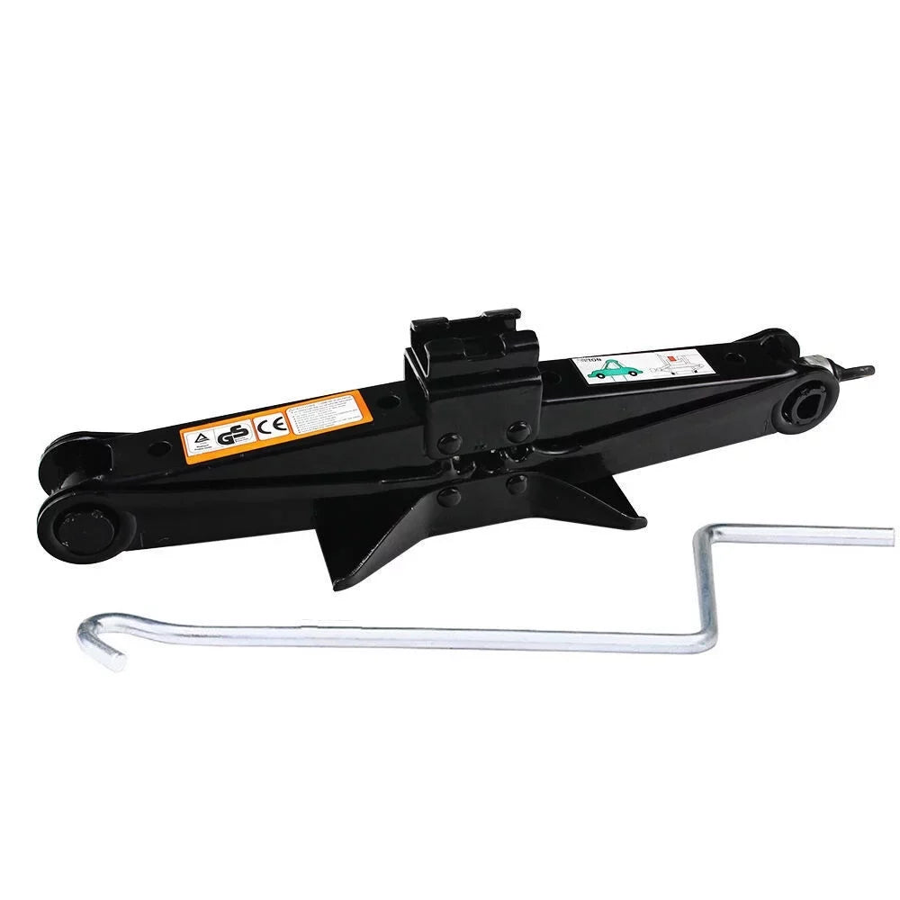 Dayplus Heavy Duty 2 Ton Scissor Jack + Extendable Wheel Wrench Car Van Repair Tool Kit