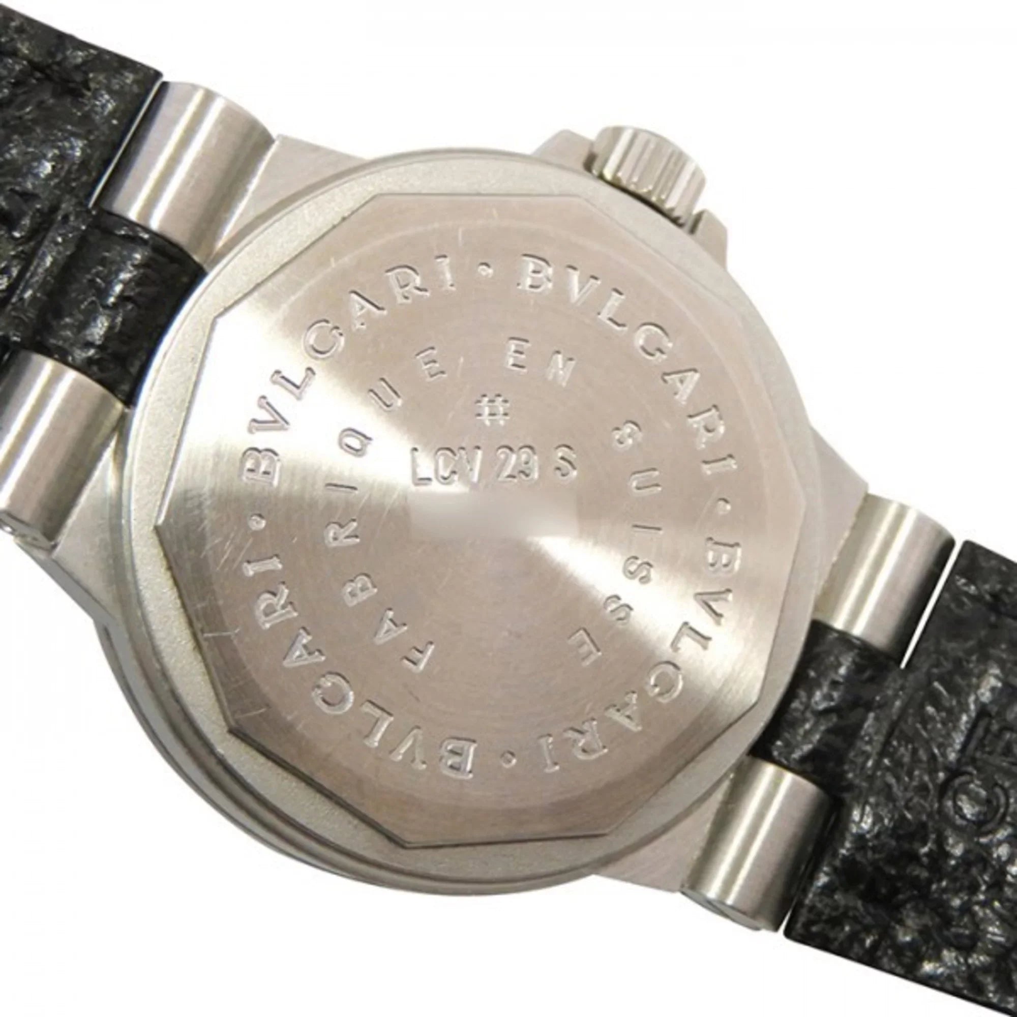 Pre-Owned Bvlgari  Diagono LCV29WSLD White Dial Watch Women's (Like New)