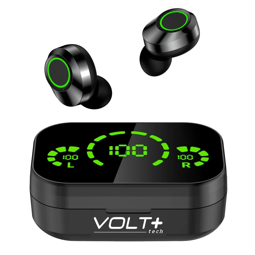 Wireless V5.3  Pro Earbuds Compatible with your Samsung Galaxy S22+/ 5G/Plus/Ultra IPX3 BlueTooth Water & Sweatproof /Noise Reduction & Quad Mic(Black)