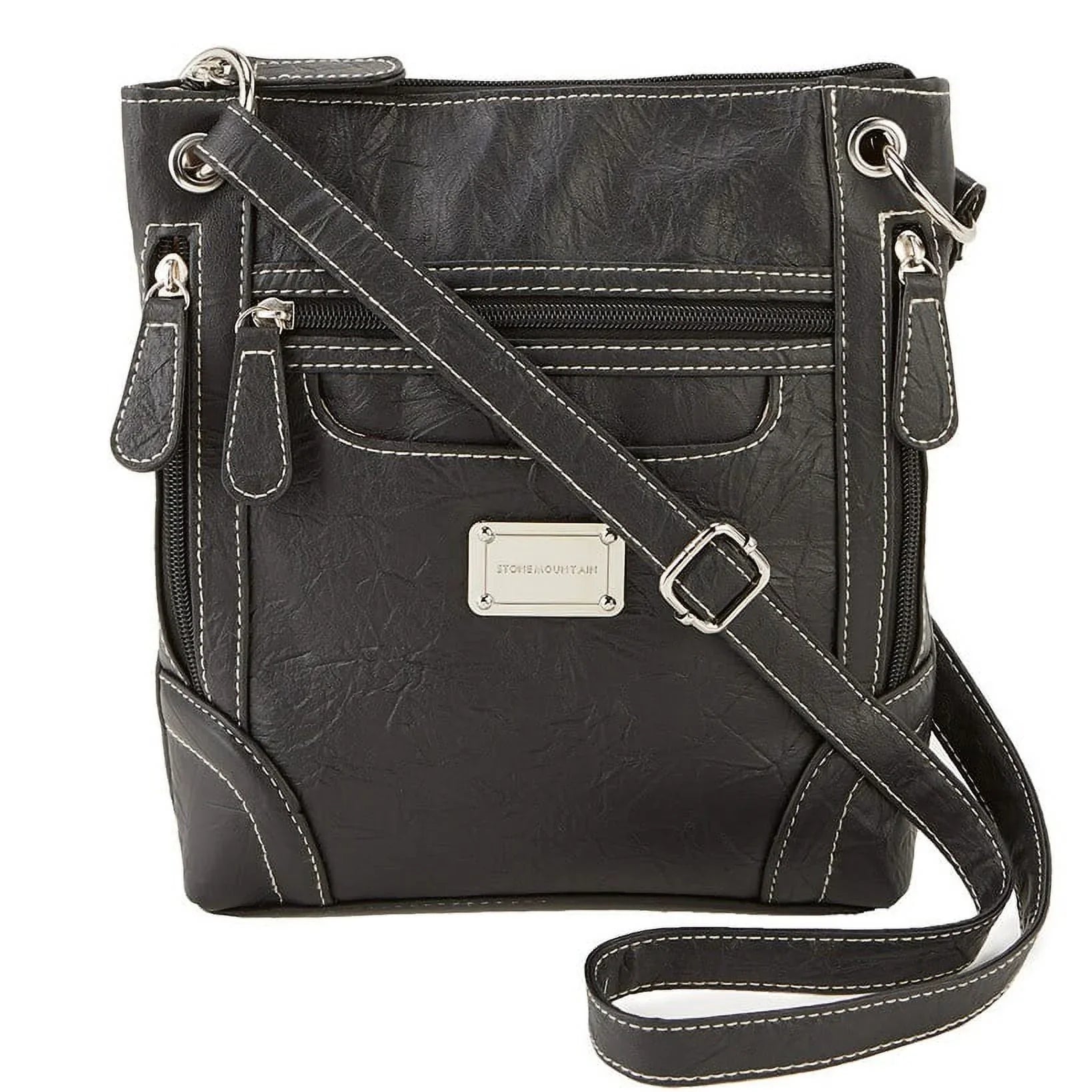 Stone Mountain Large Crossbody Bags - Black