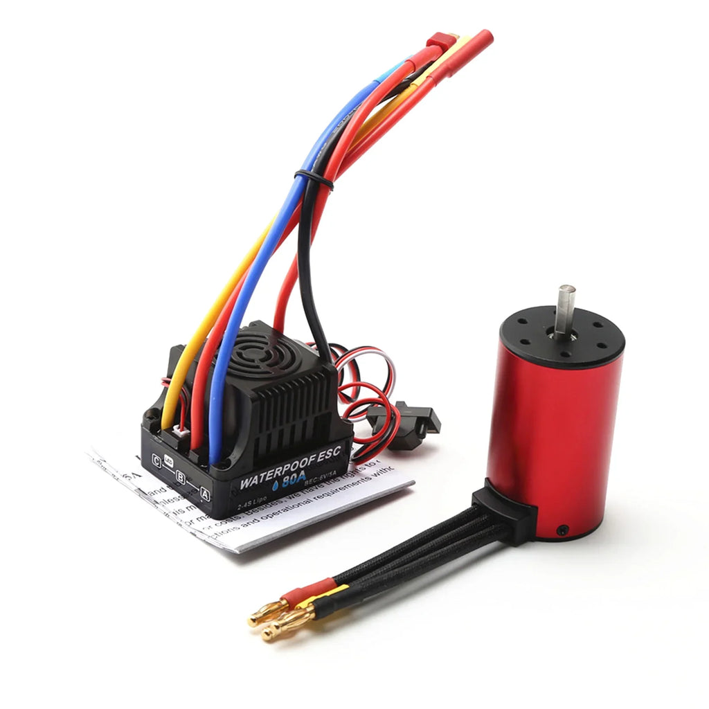 Pristin ,3800KV Motor Car S3660 1/8/ 1/10 Waterproof Motor  Speed Waterproof   Combo Set 1/14 car Combo Set 1/8/ Motor 1/14 Car Motor 1/14 Motor  Combo