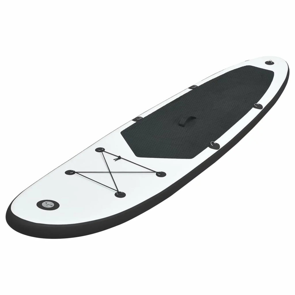 Inflatable Paddleboard Set Black and White