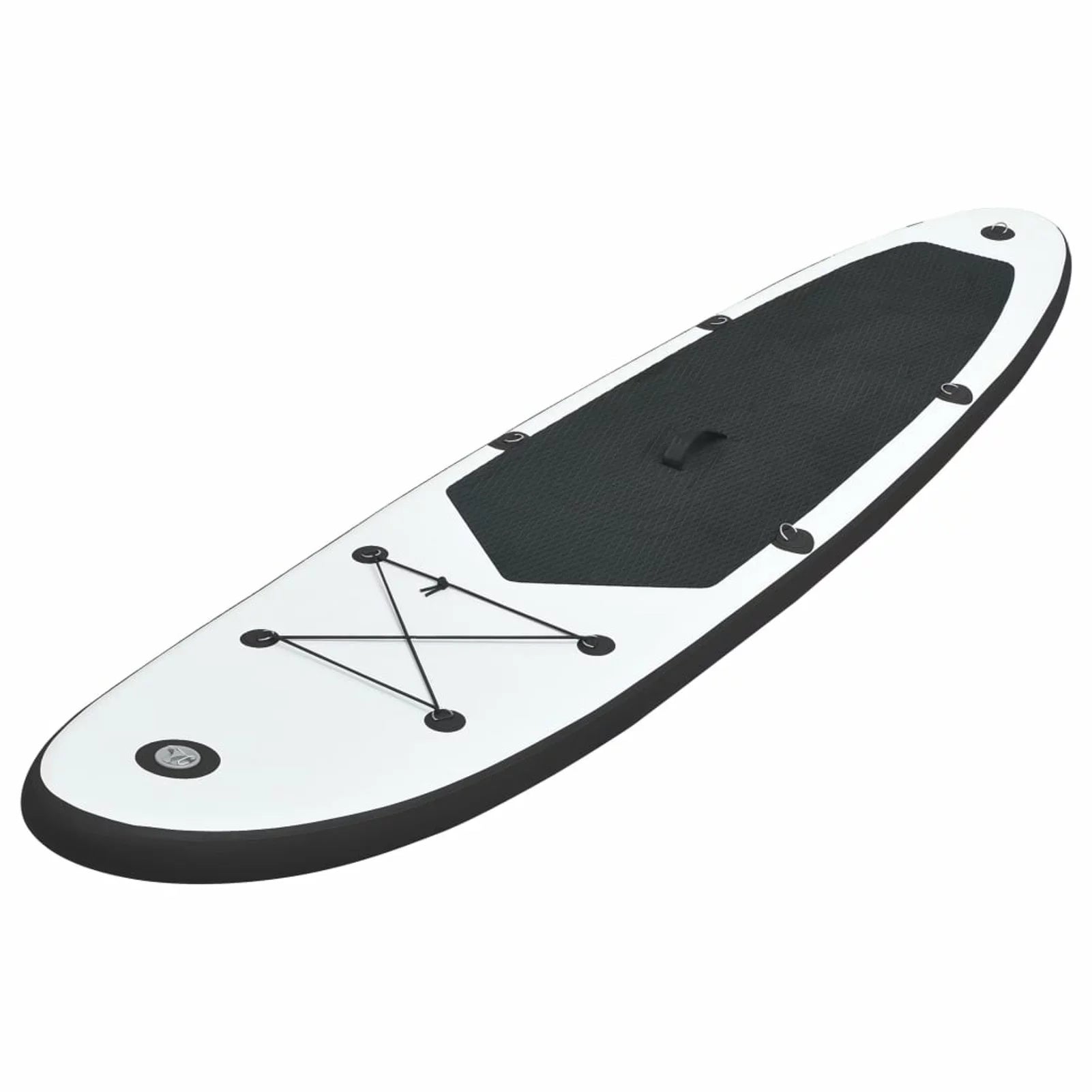 Inflatable Paddleboard Set Black and White
