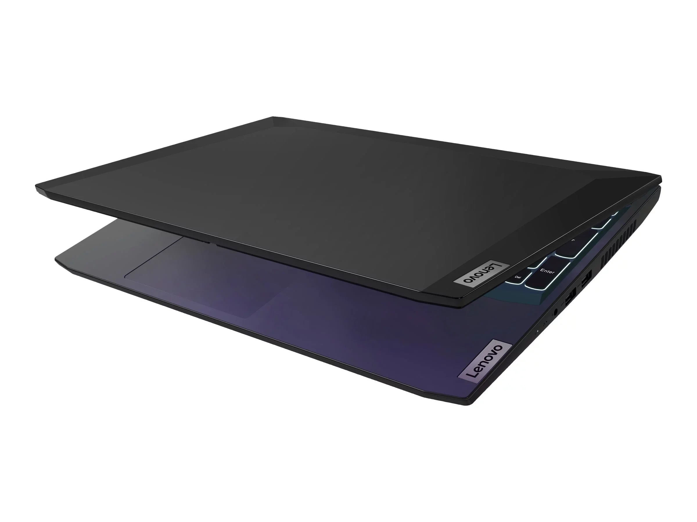 Lenovo IdeaPad Gaming 3 15ACH6 82K2 - 180-degree hinge design -  Ryzen 5 - 5600H / up to 4.2 GHz - Win 11 Home -   1650  - 8   - 512   NVMe - 15.6"  1920 x 1080 (Full ) @ 120 Hz - 802.11a/b/g/n/ac/ax - shadow black - kbd: