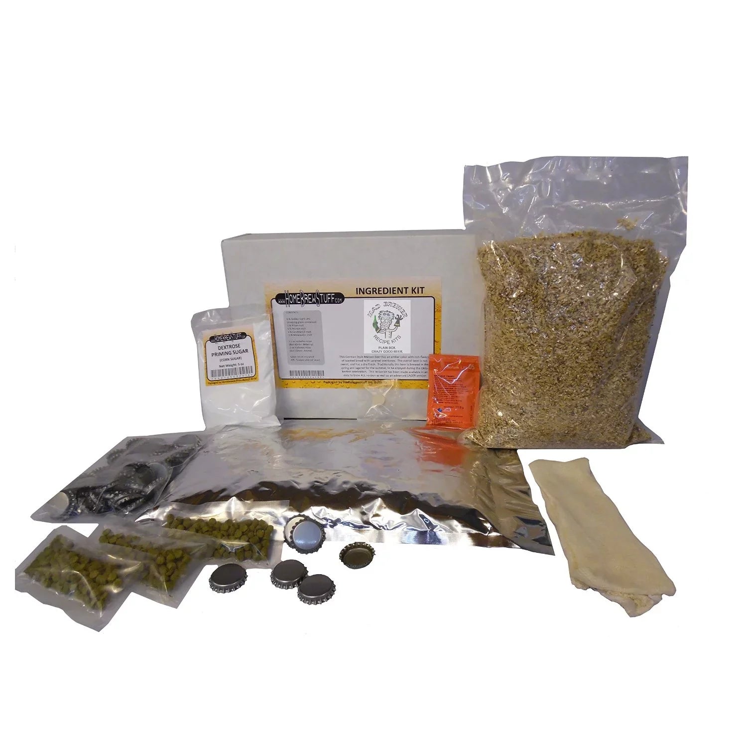 Extract Beer Brewing recipe Homebrew kit Malt & hops