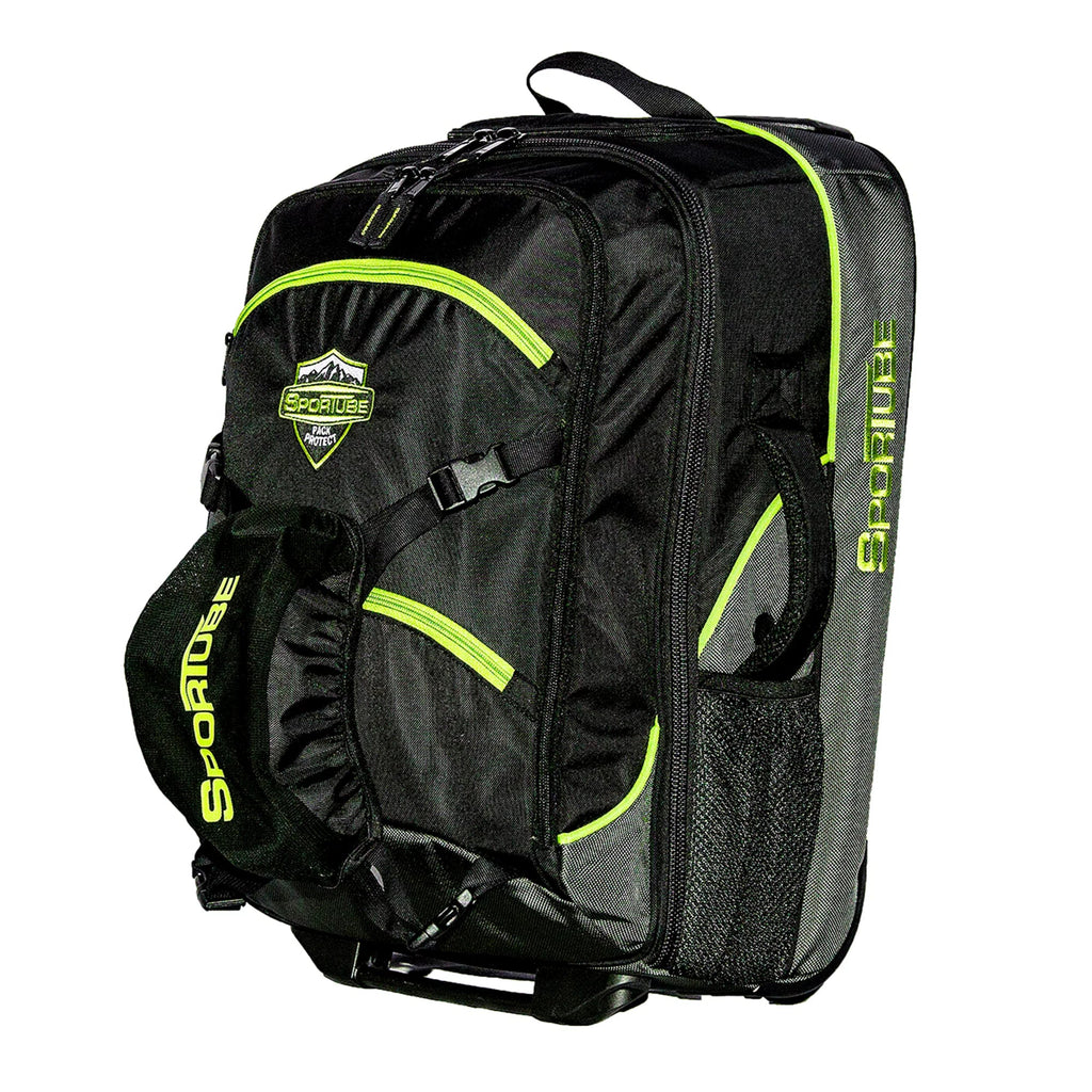 Sportube Cabin Cruiser Wheeled Carry On Padded Gear & Boot Bag, Green