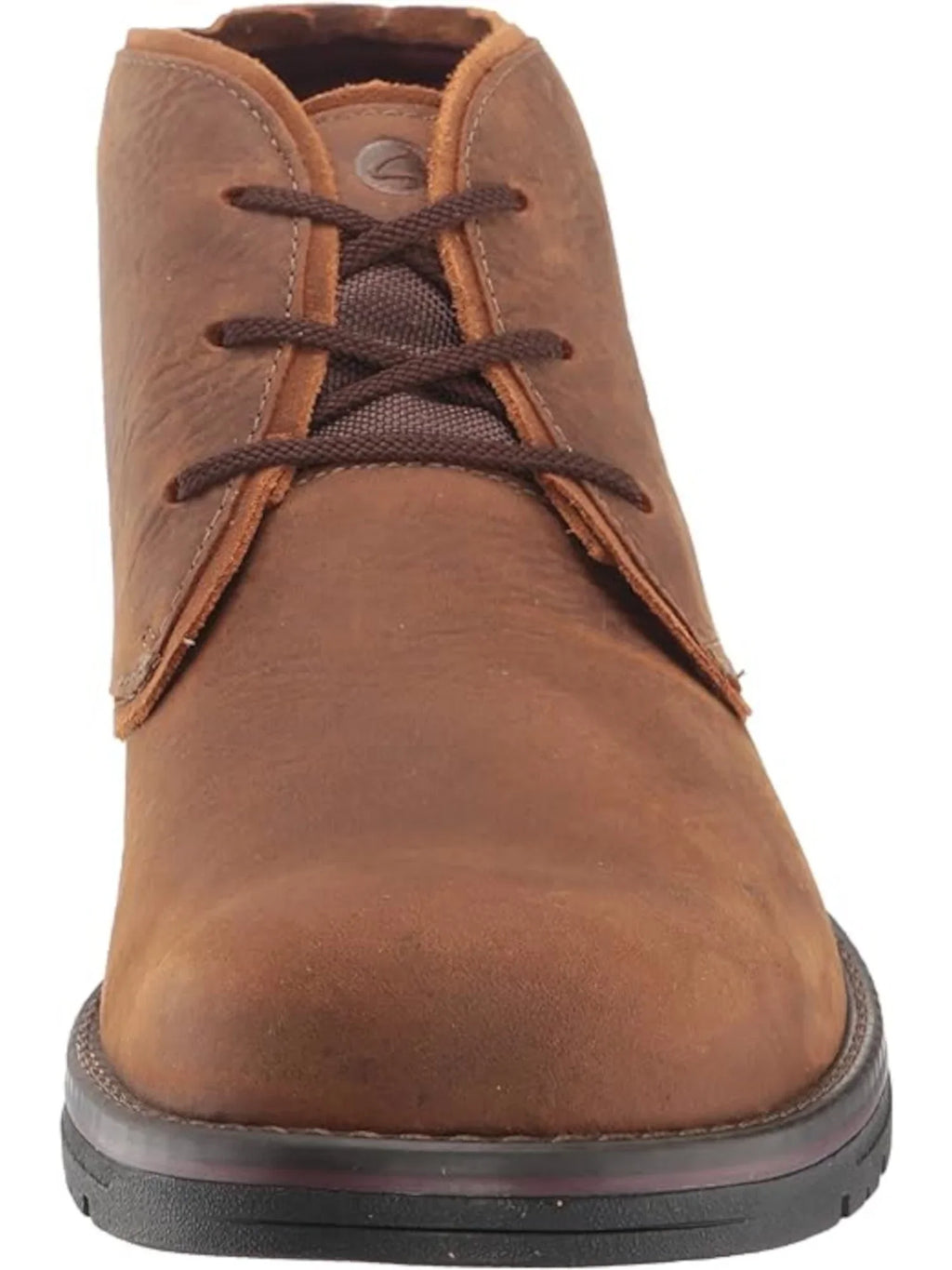 Mens Brown Water Resistant Cushioned Removable Insole Morris Peak Round Toe Lace-Up Chukka Boots 8 W