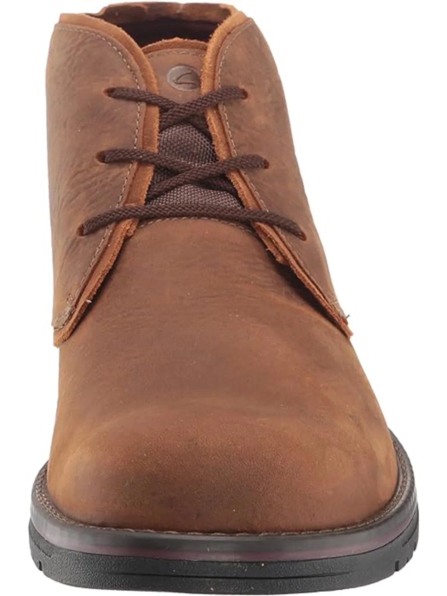 Mens Brown Water Resistant Cushioned Removable Insole Morris Peak Round Toe Lace-Up Chukka Boots 8 W