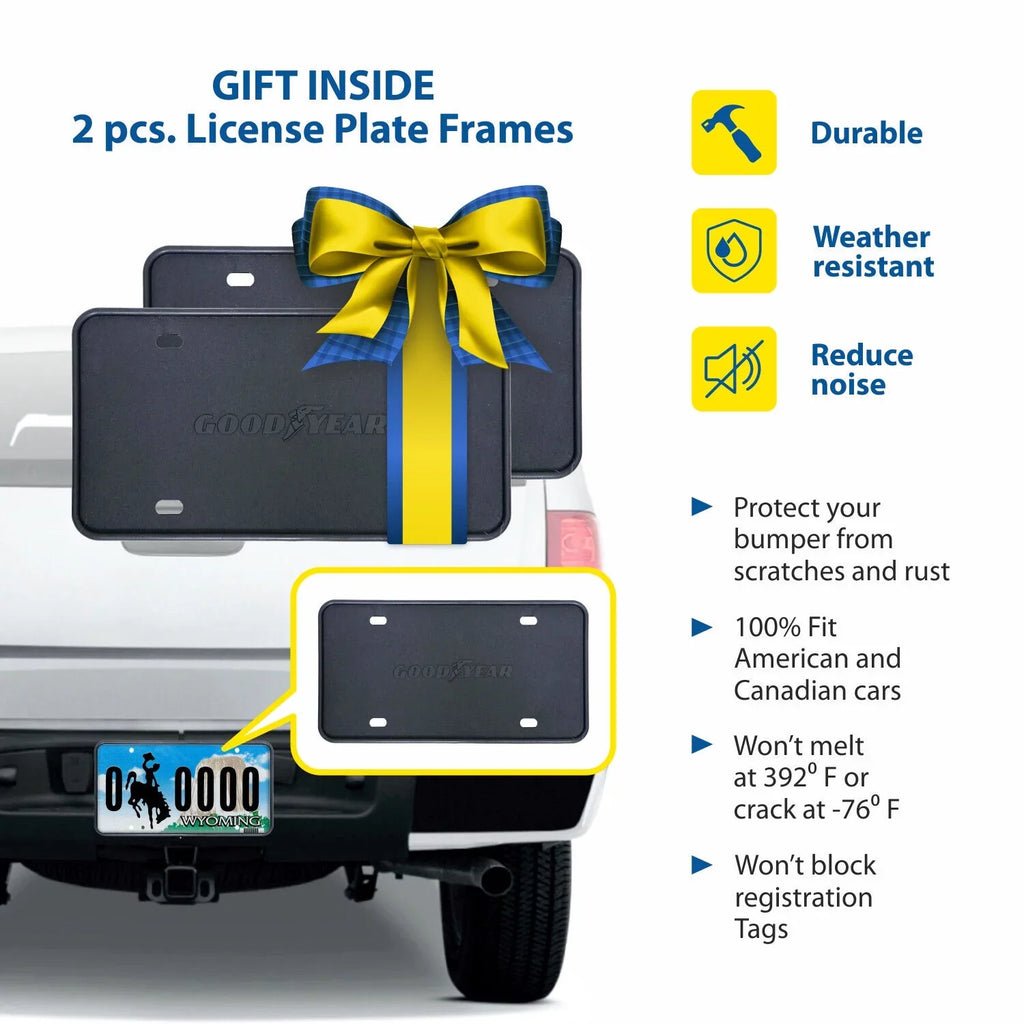 Goodyear Shatterproof in-Channel Window Deflectors for Trucks Toyota Tacoma 2016-2023 Double Cab, Rain Guards, Window Visors, Vent Deflector, Truck Accessories, 4pcs. - GY003409