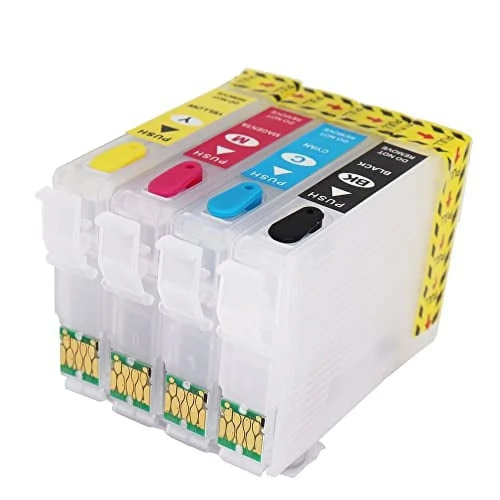 Conversion Pigment, Dye, Sublimation Ink Cartridges Empty Ink Cartridge with Single-use Chip for Epson 212XL 212  Fit for -4100 4105 -2830 -2850 Printer  Printing