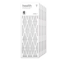 AIRx Filters Health 12x36x1 Air Filter  13  Furnace Pleated Air Filter Replacement Comparable with Healthy Living  1500 1550 1900 2200 2400, 6-Pack