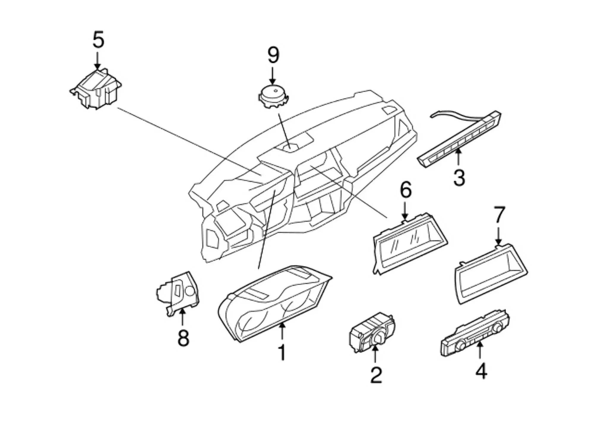 New Genuine  Rain Light Solar Sensor (2007-2013)  61359214977