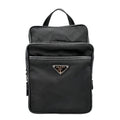 Pre-owned  2vz026 Nylon Backpack Bag Black
