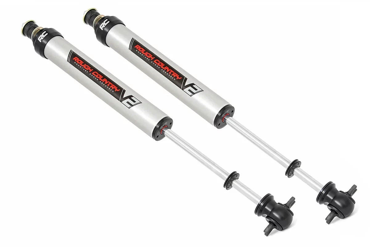 Rough Country 1-3" V2 Front Shocks for Jeep Cherokee /Wrangler  - 760742_E