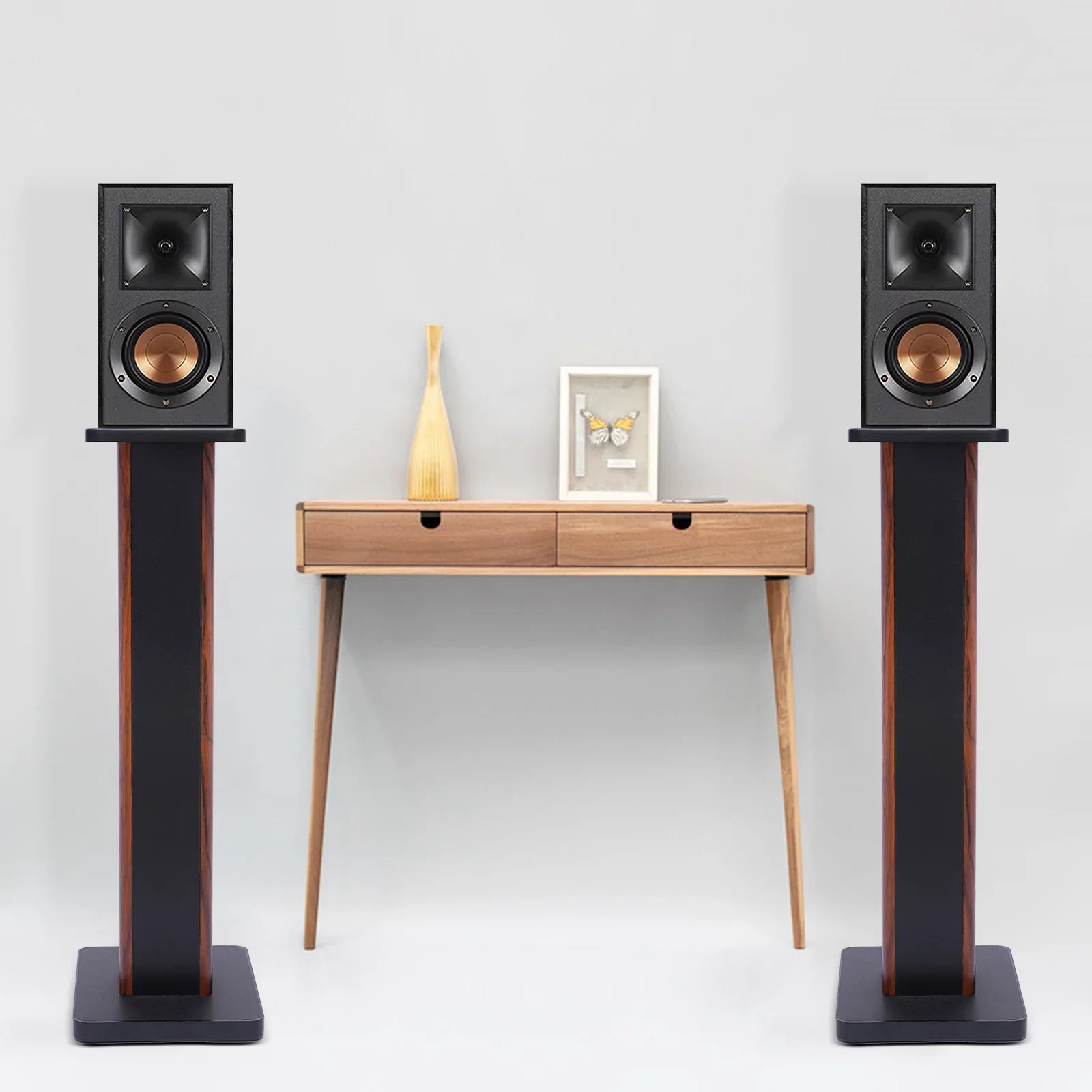 2x28" Studio Speaker Holder Monitor Stands Home Theater Multimedia Speaker Stand