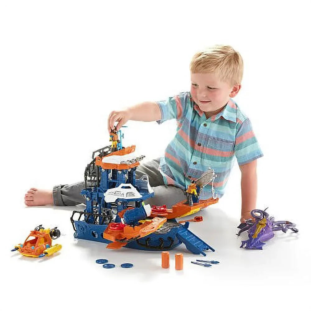 Imaginext Deep Sea Mission Command Boat DFX93