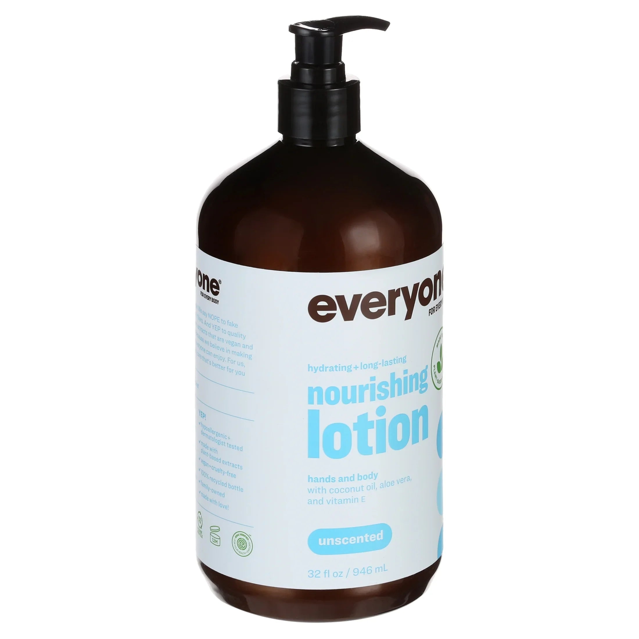 Everyone 3-in-1 Hand Face and Body Lotion Unscented 32 oz.