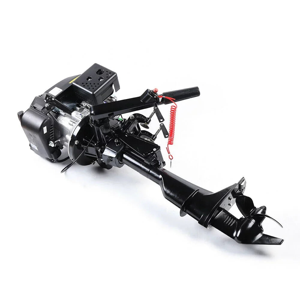 6  4-Stroke Heavy Duty Outboard Motor Fishing Boat Engine Air Cooling System