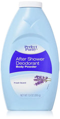 Deodorant After Shower Body Powder  - Lavender Scent 13oz - 3 Pack