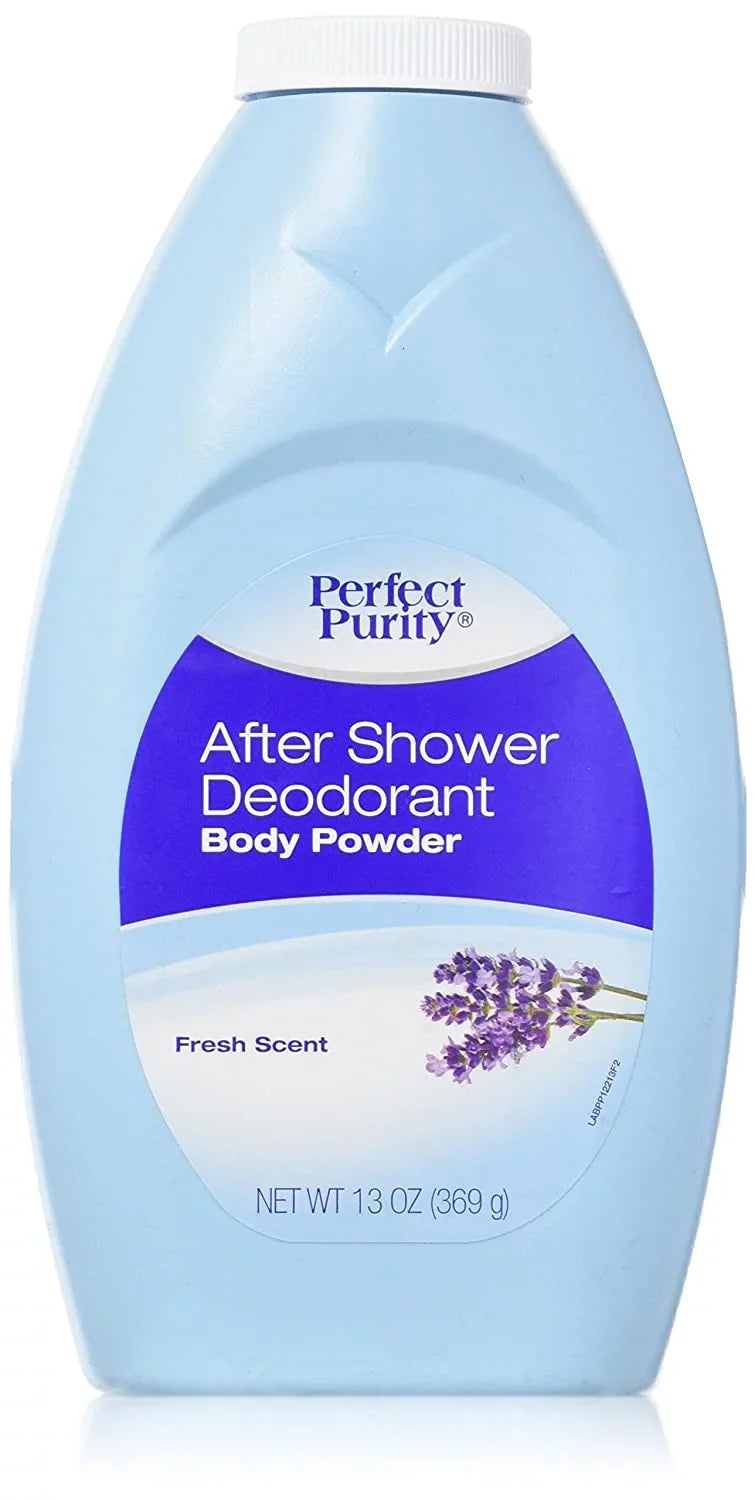 Deodorant After Shower Body Powder  - Lavender Scent 13oz - 3 Pack