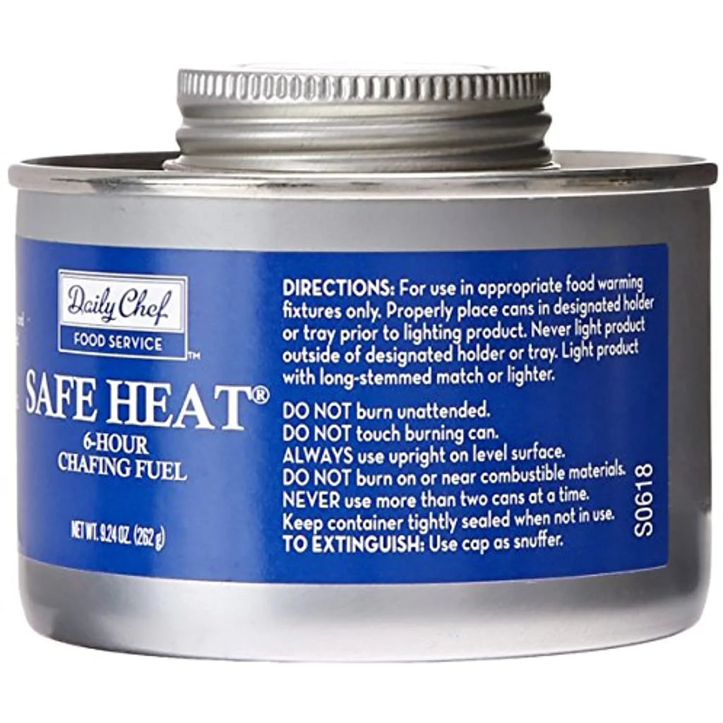 U46104s Bakers and Chefs Safe Heat Chafing Fuel, 12-pack