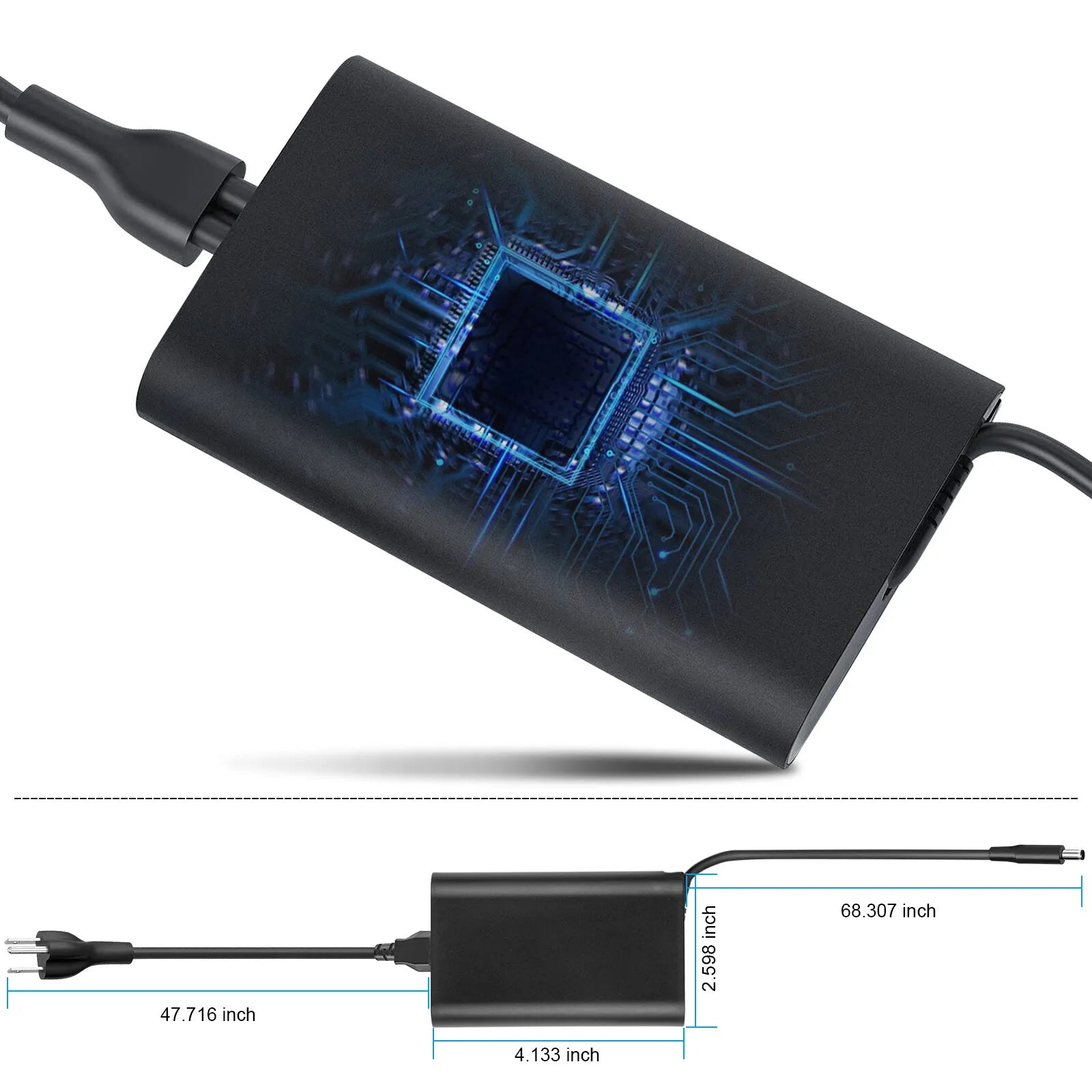 65W  Adapter Laptop Charger for Dell Inspiron 15-5565 5567 5568 7558 7568 7569