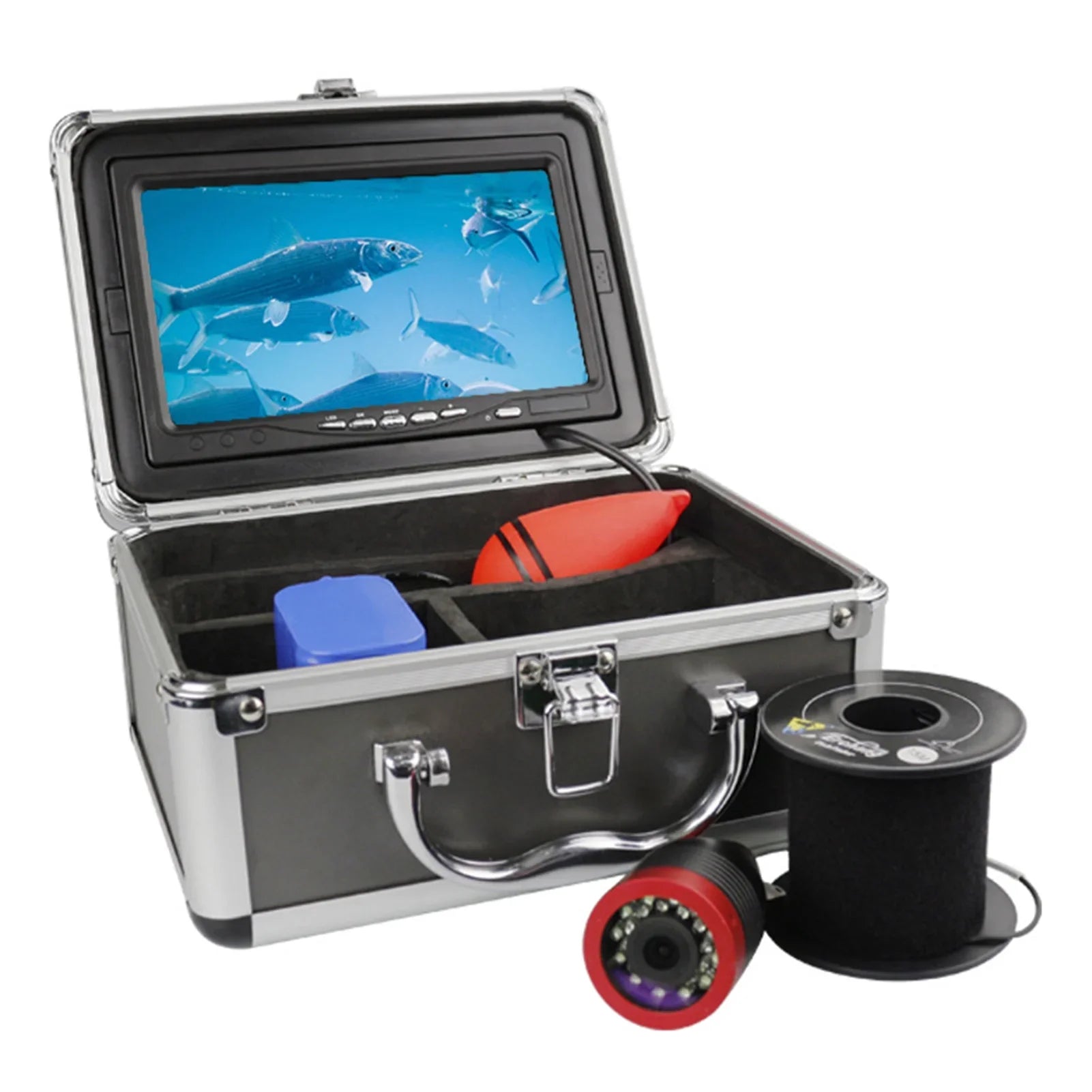 Erchang Underwater Fishing Camera Portable Fish Finder with 7 Inch  for Boat Kayak Lake Sea Fishing - Crystal Clear Imaging, User-friendly Design, Perfect for Fishing Enthusiasts