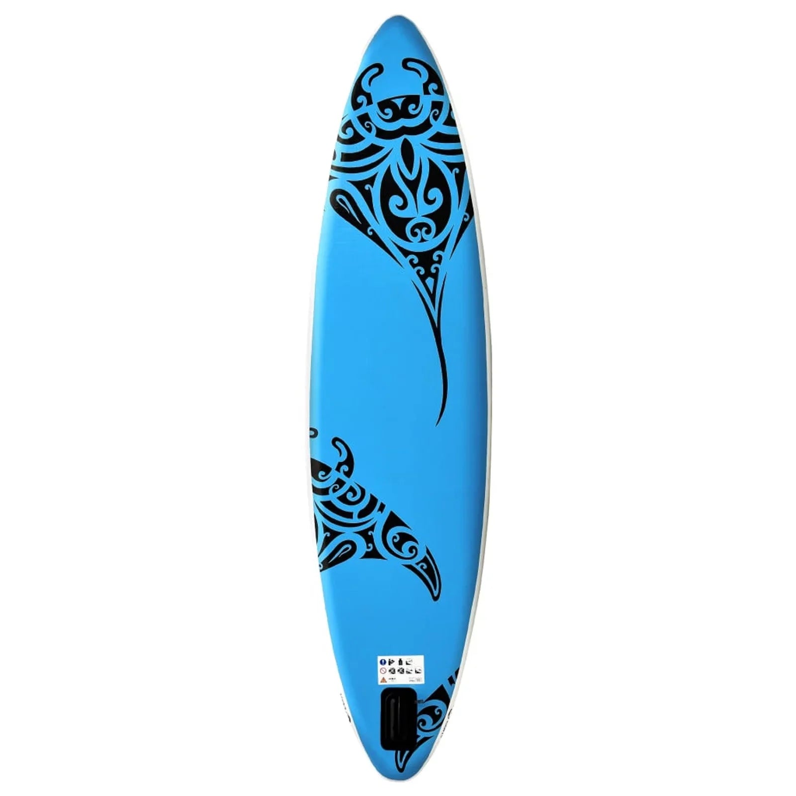 Inflatable Paddleboard Set 126"x29.9"x5.9" Blue